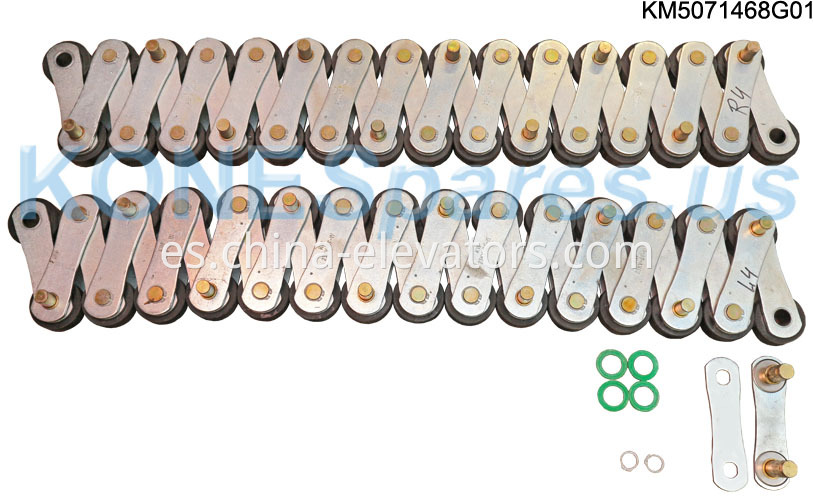 Cadena de pasos para escaleras escaleras de servicio pesado KM5071468G01 Step Chain for KONE Heavy Duty Escalators KM5071468G01